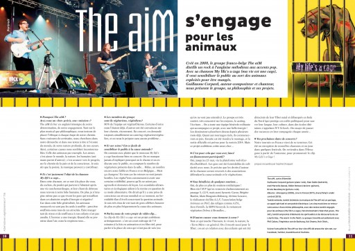 Interview Guillaume Corpard - The aiM - Alternatives Végétariennes Magazine - juin 2014 - Association Végétarienne de France