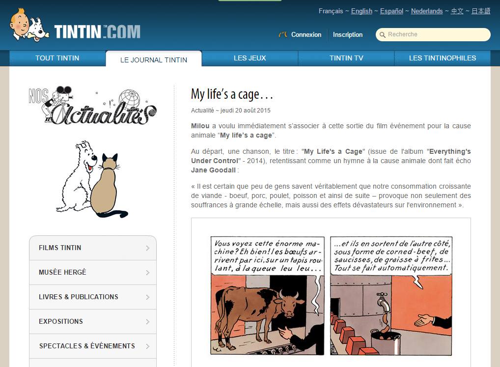 http://fr.tintin.com/news/index/rub/0/id/4483/0/my-life-s-a-cage